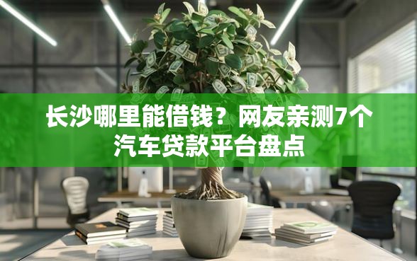 长沙哪里能借钱？网友亲测7个汽车贷款平台盘点