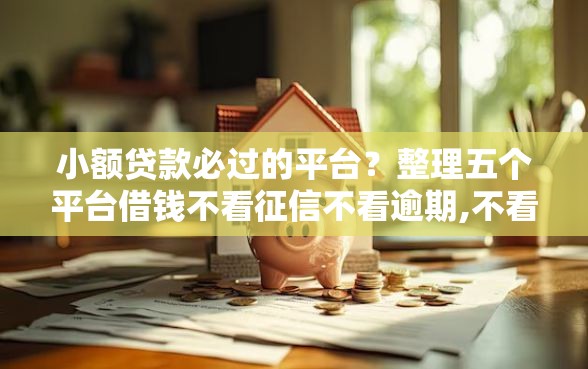小额贷款必过的平台？整理五个平台借钱不看征信不看逾期,不看欠款