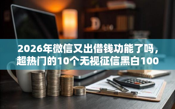 2026年微信又出借钱功能了吗，超热门的10个无视征信黑白100%秒下口子推荐