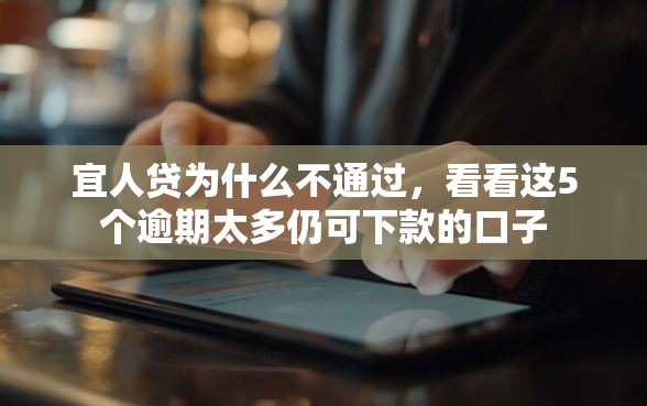 宜人贷为什么不通过，看看这5个逾期太多仍可下款的口子