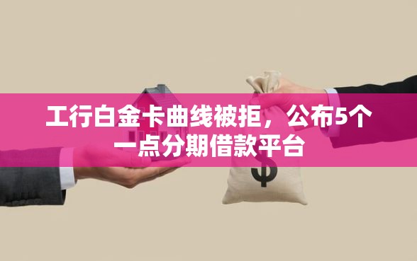 工行白金卡曲线被拒，公布5个一点分期借款平台