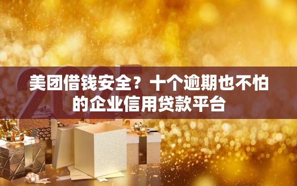 美团借钱安全？十个逾期也不怕的企业信用贷款平台
