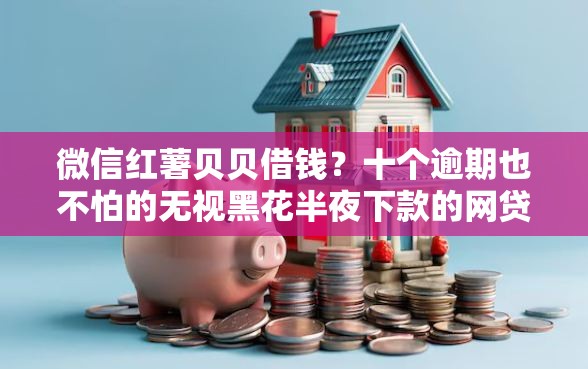 微信红薯贝贝借钱？十个逾期也不怕的无视黑花半夜下款的网贷软件