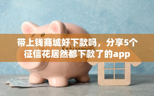 带上钱商城好下款吗，分享5个征信花居然都下款了的app
