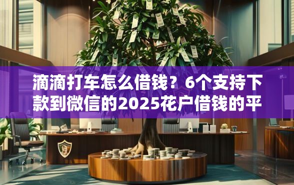 滴滴打车怎么借钱？6个支持下款到微信的2025花户借钱的平台100%能借到