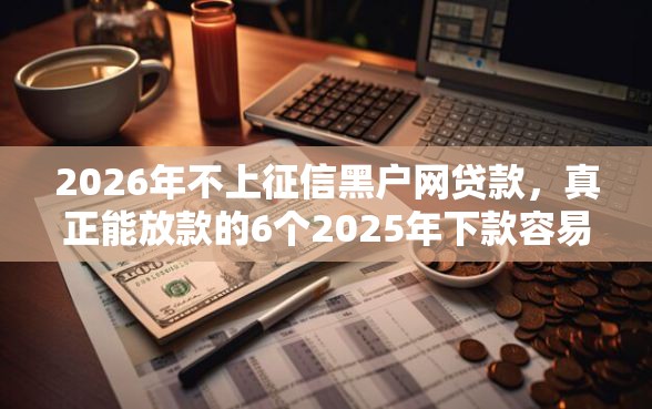 2026年不上征信黑户网贷款，真正能放款的6个2025年下款容易的平台推荐