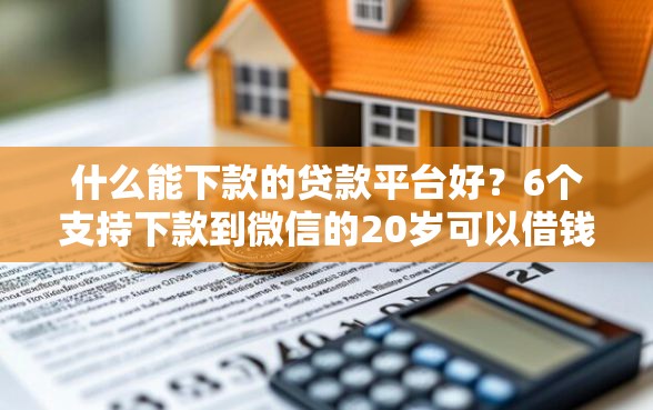 什么能下款的贷款平台好？6个支持下款到微信的20岁可以借钱平台不查征信的平台