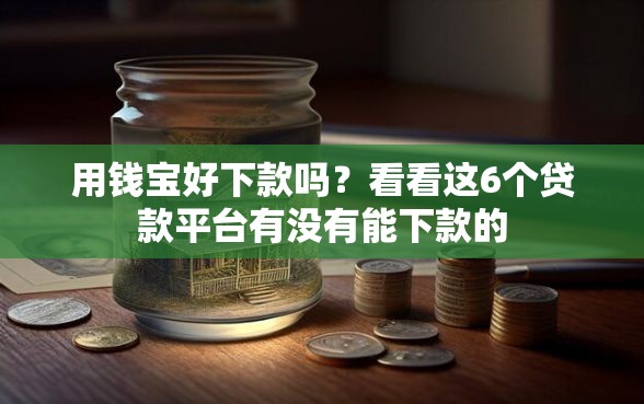 用钱宝好下款吗？看看这6个贷款平台有没有能下款的