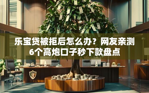 乐宝贷被拒后怎么办？网友亲测6个高炮口子秒下款盘点