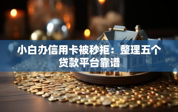 小白办信用卡被秒拒：整理五个贷款平台靠谱