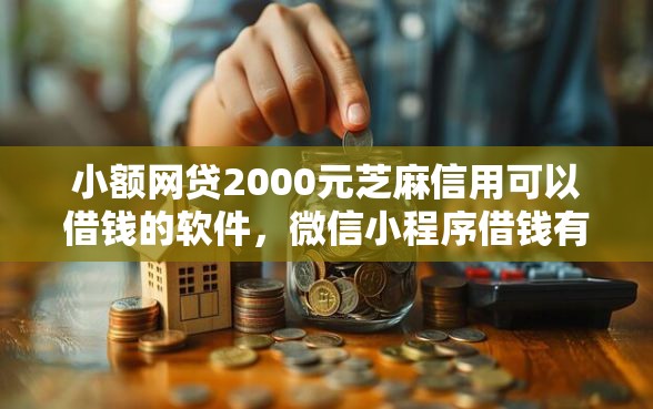 小额网贷2000元芝麻信用可以借钱的软件，微信小程序借钱有用么的8个平台介绍