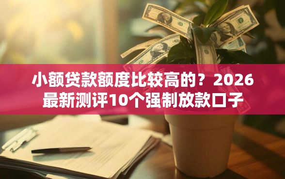 小额贷款额度比较高的？2026最新测评10个强制放款口子