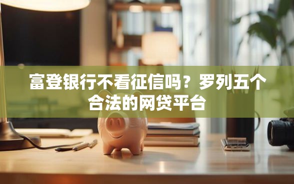 富登银行不看征信吗？罗列五个合法的网贷平台
