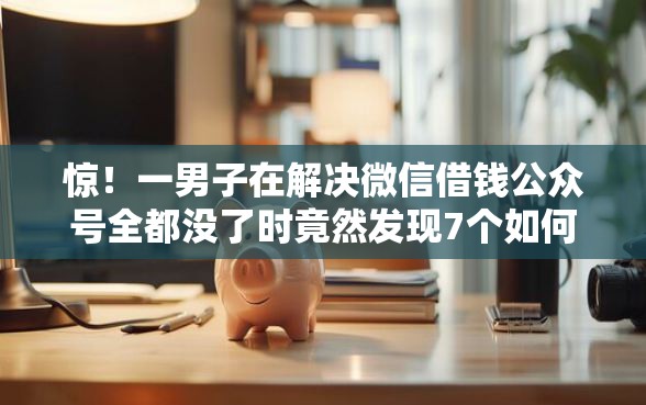 惊！一男子在解决微信借钱公众号全都没了时竟然发现7个如何举报贷款平台，事后分享了出来