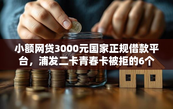 小额网贷3000元国家正规借款平台，浦发二卡青春卡被拒的6个平台介绍