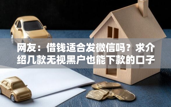 网友：借钱适合发微信吗？求介绍几款无视黑户也能下款的口子