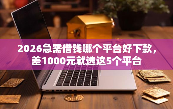 2026急需借钱哪个平台好下款，差1000元就选这5个平台