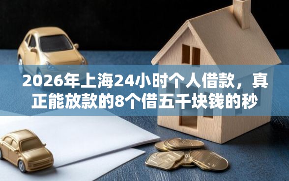 2026年上海24小时个人借款，真正能放款的8个借五千块钱的秒下的贷款平台推荐