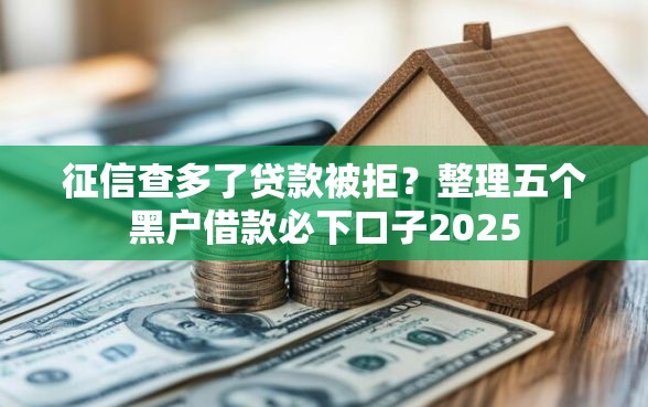 征信查多了贷款被拒？整理五个黑户借款必下口子2025