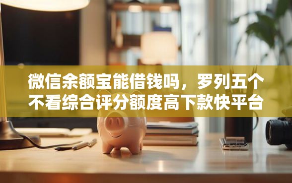 微信余额宝能借钱吗,罗列五个不看综合评分额度高下款快平台 微信余额宝能借钱吗,罗列五个不看综合评分额度高下款快平台