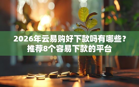 2026年云易购好下款吗有哪些？推荐8个容易下款的平台