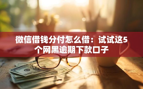 微信借钱分付怎么借：试试这5个网黑逾期下款口子