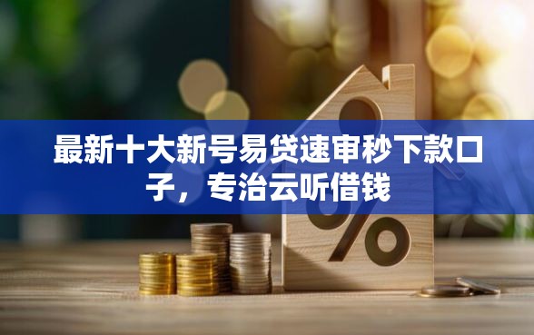 最新十大新号易贷速审秒下款口子，专治云听借钱