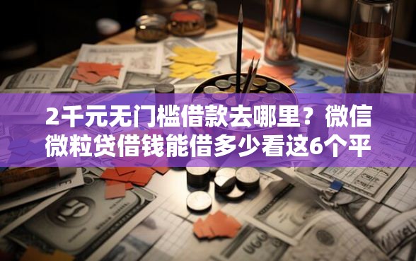 2千元无门槛借款去哪里？微信微粒贷借钱能借多少看这6个平台
