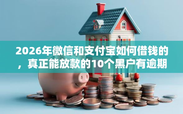 2026年微信和支付宝如何借钱的，真正能放款的10个黑户有逾期平台能放款推荐