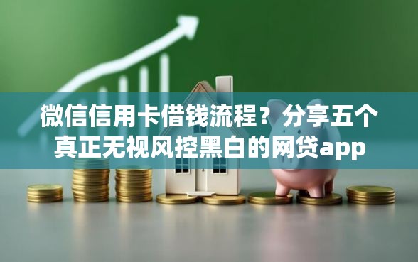微信信用卡借钱流程？分享五个真正无视风控黑白的网贷app