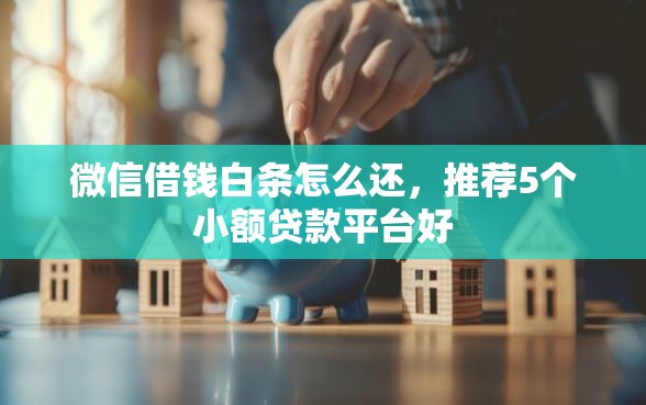 微信借钱白条怎么还，推荐5个小额贷款平台好