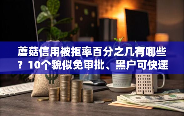 蘑菇信用被拒率百分之几有哪些？10个貌似免审批、黑户可快速办理小额贷款业务的软件合集
