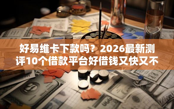 好易维卡下款吗？2026最新测评10个借款平台好借钱又快又不看征信