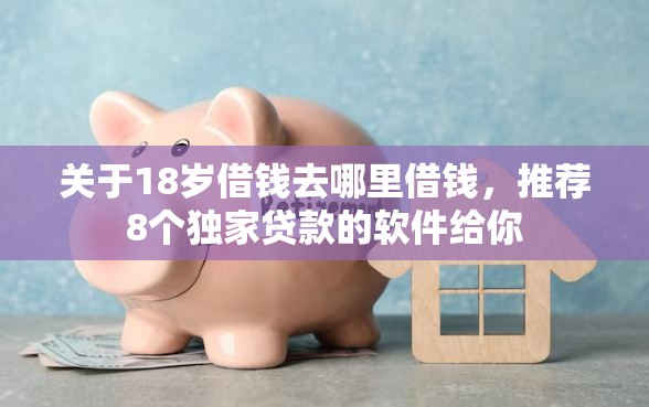 关于18岁借钱去哪里借钱，推荐8个独家贷款的软件给你
