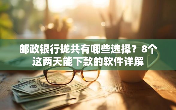 邮政银行拢共有哪些选择？8个这两天能下款的软件详解