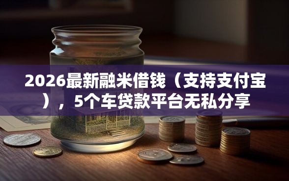 2026最新融米借钱（支持支付宝），5个车贷款平台无私分享