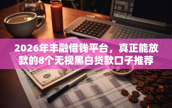 2026年丰融借钱平台，真正能放款的8个无视黑白贷款口子推荐