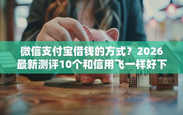 微信支付宝借钱的方式？2026最新测评10个和信用飞一样好下款的口子