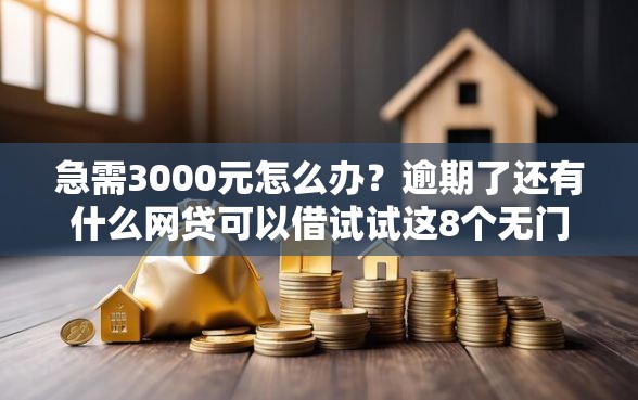急需3000元怎么办？逾期了还有什么网贷可以借试试这8个无门槛平台