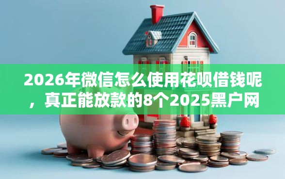 2026年微信怎么使用花呗借钱呢，真正能放款的8个2025黑户网贷必下款的平台推荐