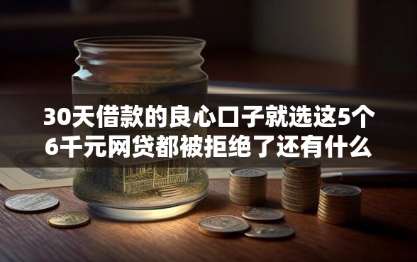 30天借款的良心口子就选这5个6千元网贷都被拒绝了还有什么口子