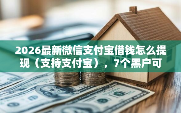2026最新微信支付宝借钱怎么提现（支持支付宝），7个黑户可快速办理小额贷款业务的平台无私分享
