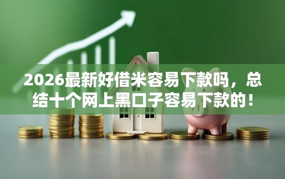2026最新好借米容易下款吗，总结十个网上黑口子容易下款的！