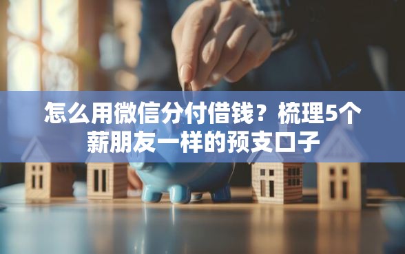 怎么用微信分付借钱？梳理5个薪朋友一样的预支口子