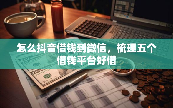 怎么抖音借钱到微信，梳理五个借钱平台好借