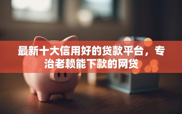 最新十大信用好的贷款平台，专治老赖能下款的网贷