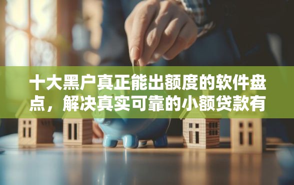 十大黑户真正能出额度的软件盘点，解决真实可靠的小额贷款有哪些的问题