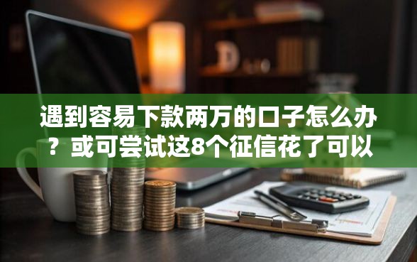 遇到容易下款两万的口子怎么办？或可尝试这8个征信花了可以用的借款平台