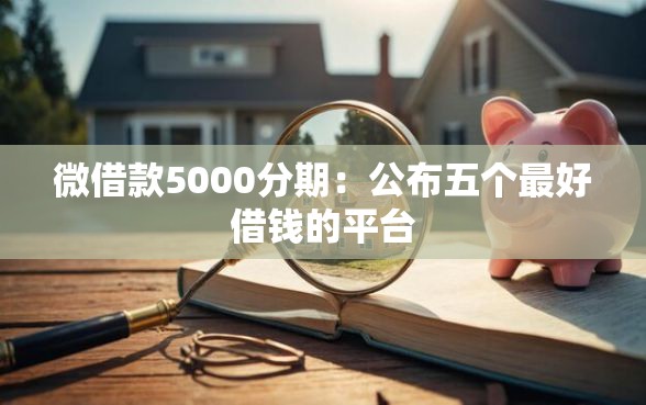 微借款5000分期：公布五个最好借钱的平台