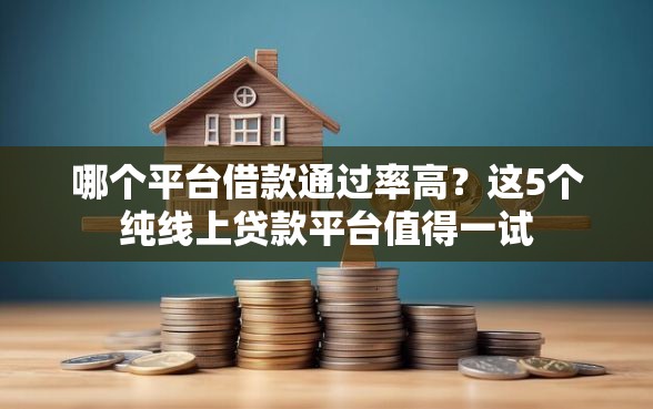 哪个平台借款通过率高？这5个纯线上贷款平台值得一试